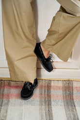 Silk Velvet Boat-Shoes - Women's Boat Shoes | 