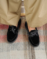 Silk Velvet Boat-Shoes - Women's Boat Shoes | 