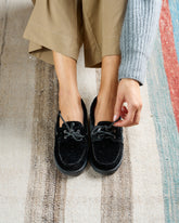 Silk Velvet Boat-Shoes - Women's Boat Shoes | 