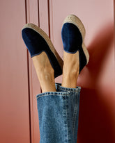 Velvet Double Sole Espadrilles | 
