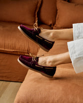 Silk Velvet Boat-Shoes - Women's Special Prices Shoes | 