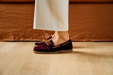 Silk Velvet Boat-Shoes - Women's Boat Shoes | 