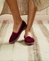 Silk Velvet Venetian Slippers - Women's Ballet Flat & Slippers | 