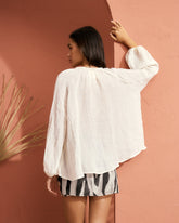 Linen Gauze Mykonos Shirt - Women's Special Prices | 