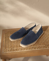 Suede Squared Toe Espadrilles - Men's Espadrilles | 