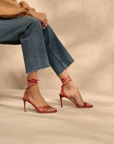 Savana Leather Braided Heels - Alex Rivière Studio x Manebí Archive | 