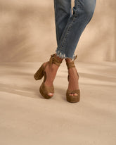 Bellini Suede Platform Sandals - Women's Special Prices | 
