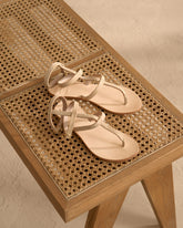 Triomphe Leather Sandals - Women's Sandals | 