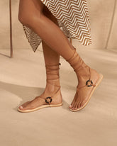 Be Leather And Resin Ring Sandals - Alex Rivière Studio x Manebí Archive | 