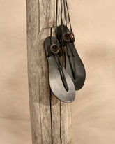 Be Leather And Resin Ring Sandals - Alex Rivière Studio x Manebí Archive | 