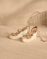 Portofino Soft Suede Wedge Espadrilles - Women's Special Prices | 