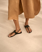 Ana Leather Thong Leather Sandals - Women's Special Prices | 