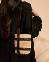 Raffia With Leather Bucket - Alex Rivière Studio x Manebí Archive | 