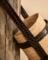 Raffia With Leather Bucket - Alex Rivière Studio x Manebí Archive | 
