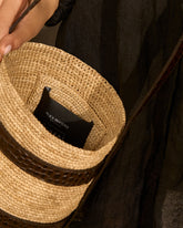 Raffia With Leather Bucket - Alex Rivière Studio x Manebí Archive | 