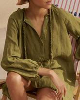 Linen Gauze Ibiza Dress - Women's Special Prices | 
