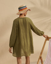 Linen Gauze Ibiza Dress - Women's Special Prices | 