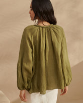 Linen Gauze Mykonos Shirt - Women's Special Prices Clothing | 
