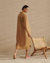 Linen Portofino Dress - Women's Special Prices Clothing | 