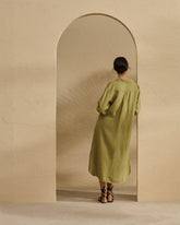 Linen Portofino Dress - Women's Special Prices Clothing | 