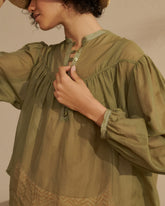 Silk Cotton Voile Baja Shirt - Women's Special Prices Clothing | 