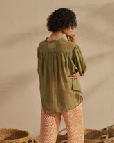 Silk Cotton Voile Baja Shirt - Women's Special Prices Clothing | 