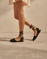 Suede Flat Valenciana Espadrilles - Women's Espadrilles | 