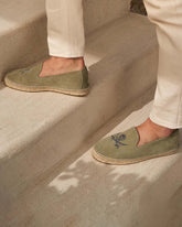 Suede Embroidered Espadrilles - Men's Special Prices | 