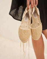 Espadrillas basse Valenciana in rafia | 